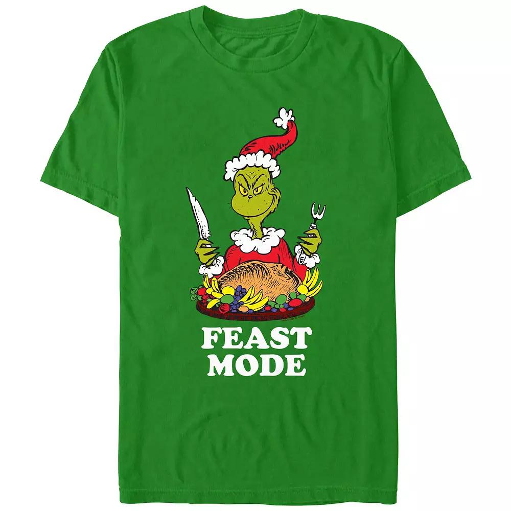 Men's Dr. Seuss Grinch Feast Mode Graphic Tee,  Product Image