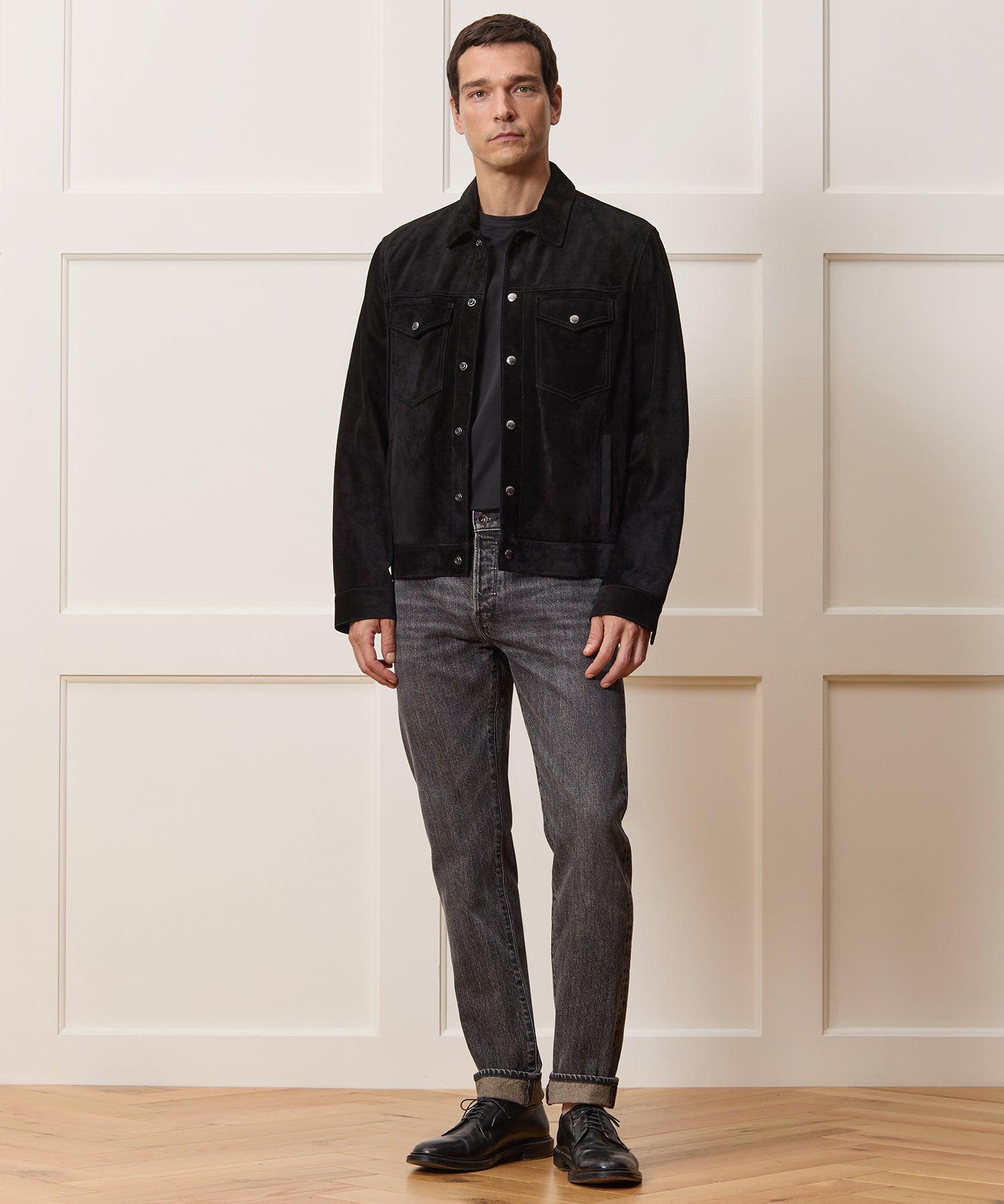 Italian Suede Dylan Jacket Product Image