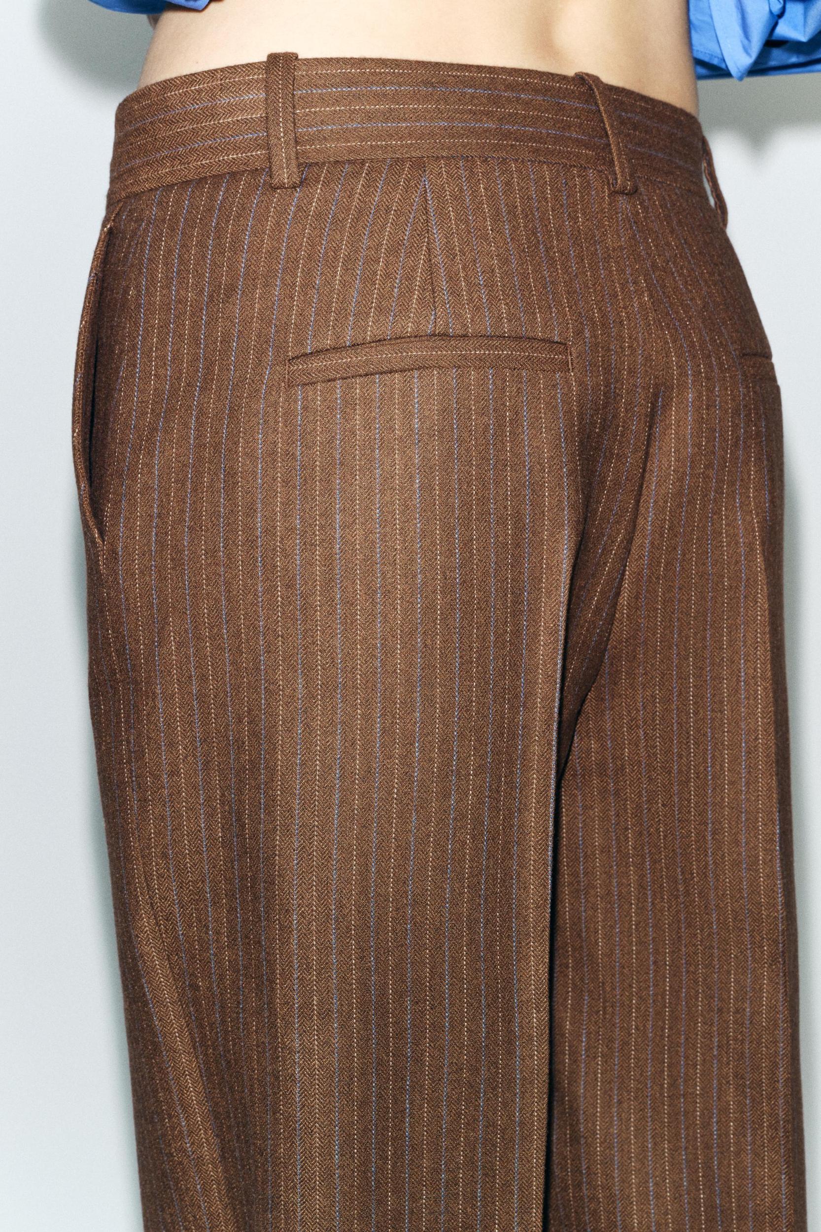 ZW COLLECTION MANTECO WOOL WIDE-LEG PANTS Product Image
