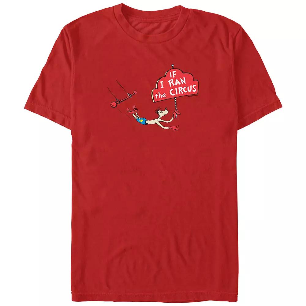 Men's Dr. Seuss If I Ran The Circus Graphic Tee, Size: XL, Red Product Image