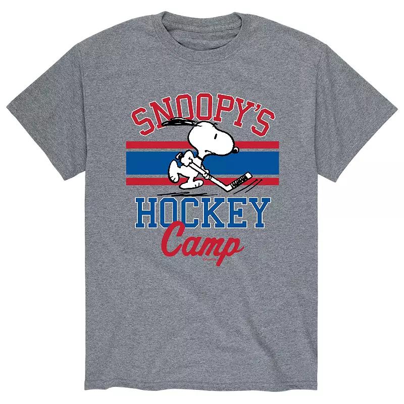 Men's Peanuts "Snoopy's Hockey Camp" Tee,  Product Image