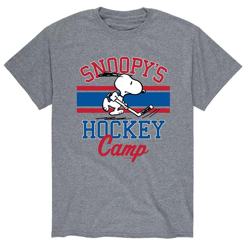Men's Peanuts "Snoopy's Hockey Camp" Tee,  Product Image