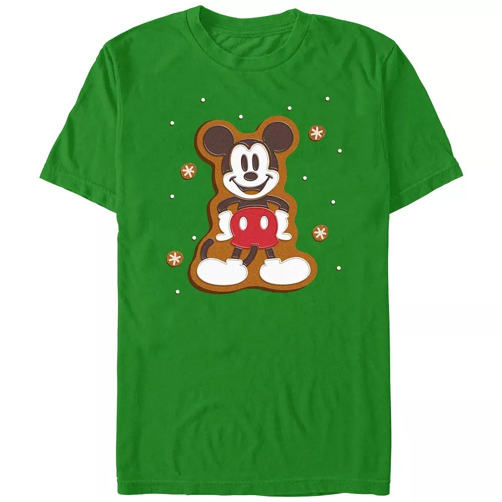 Disney's Mickey Mouse Gingerbread Cookie Men's Graphic Tee,  Product Image