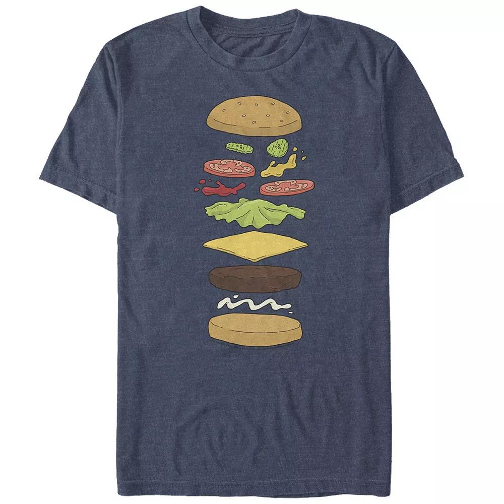 Men's Bob's Burgers Hamburger Elements Graphic Tee,  Product Image