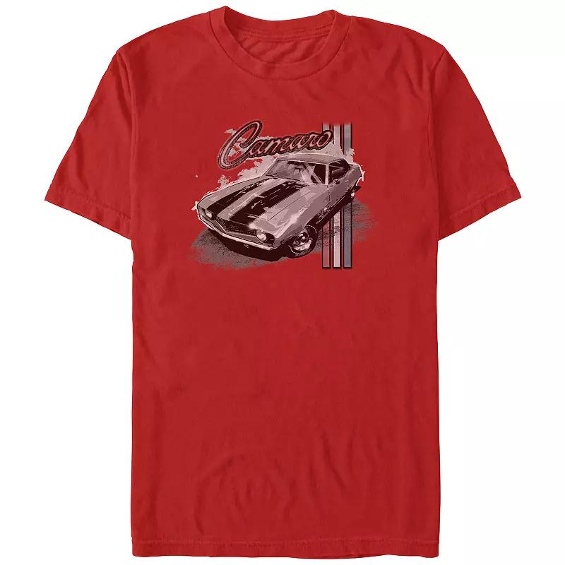 Men's Chevrolet Camaro Stripes Poster Graphic Tee,  Product Image
