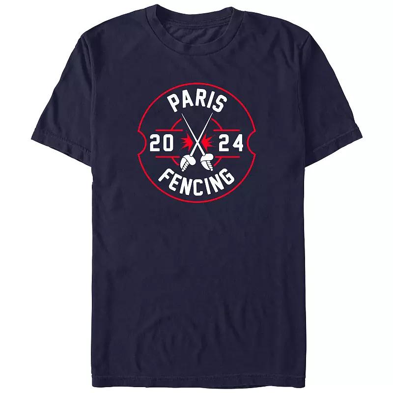 Men's Fencing Paris 2024 Graphic Tee,  Product Image