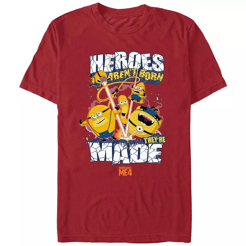 Men's Despicable Me 4 Heroes Aren't Born They're Made Graphic Tee,  Product Image