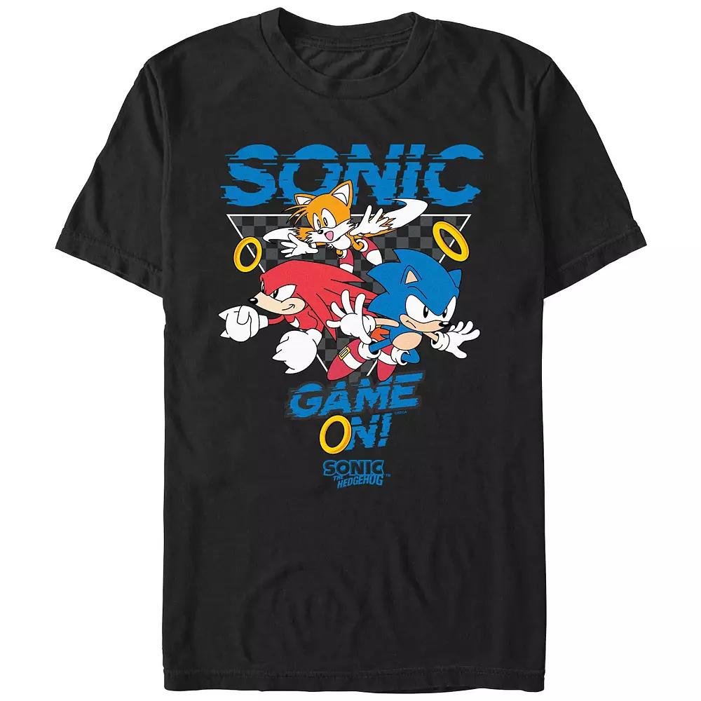 Men's Sonic The Hedgehog Game On Graphic Tee,  Product Image