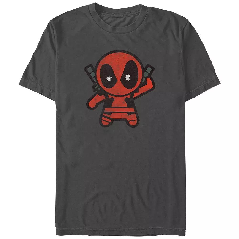Men's Deadpool And Wolverine Distressed Logo Graphic Tee,  Product Image