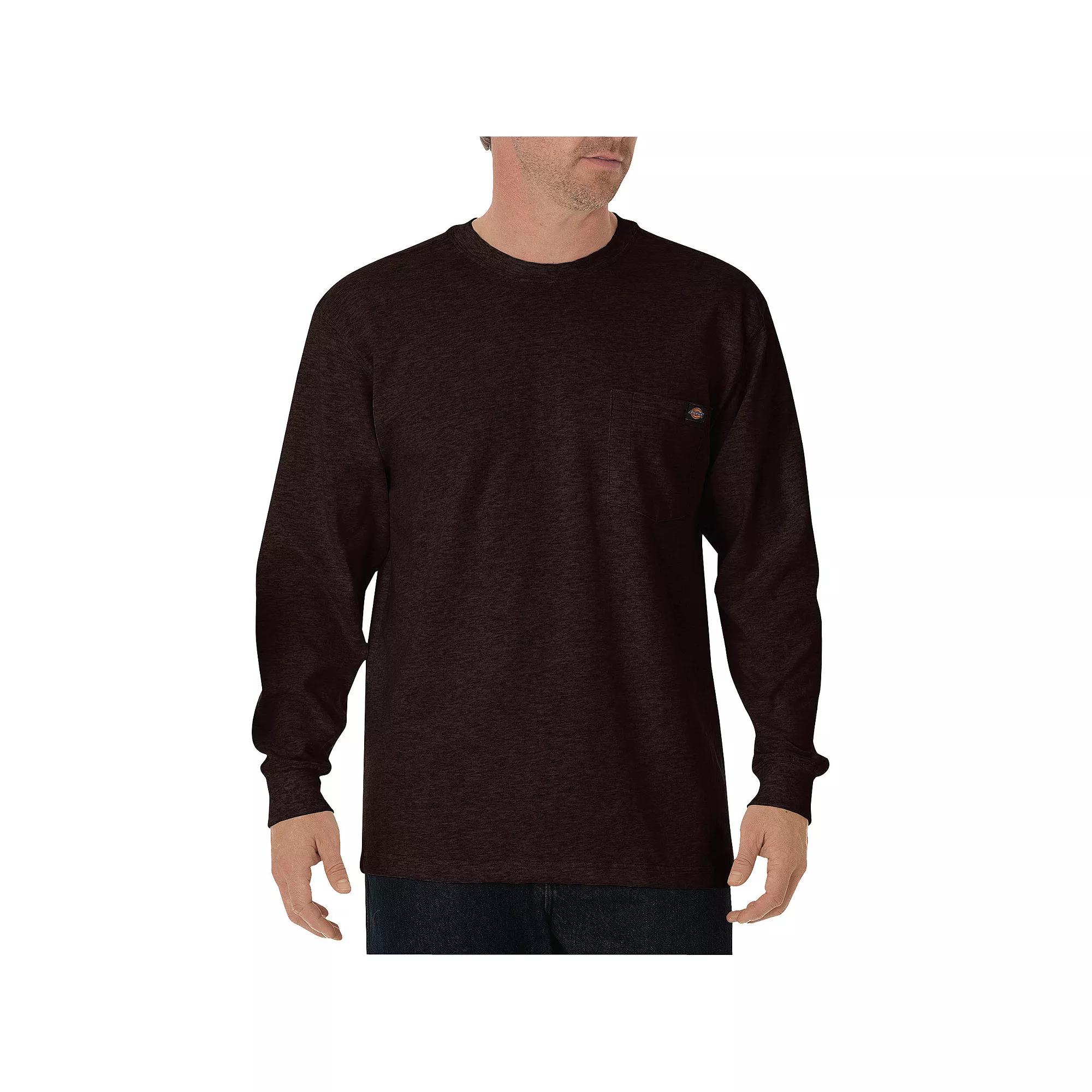Men's Dickies Heavyweight Crewneck Long Sleeve Tee,  Product Image