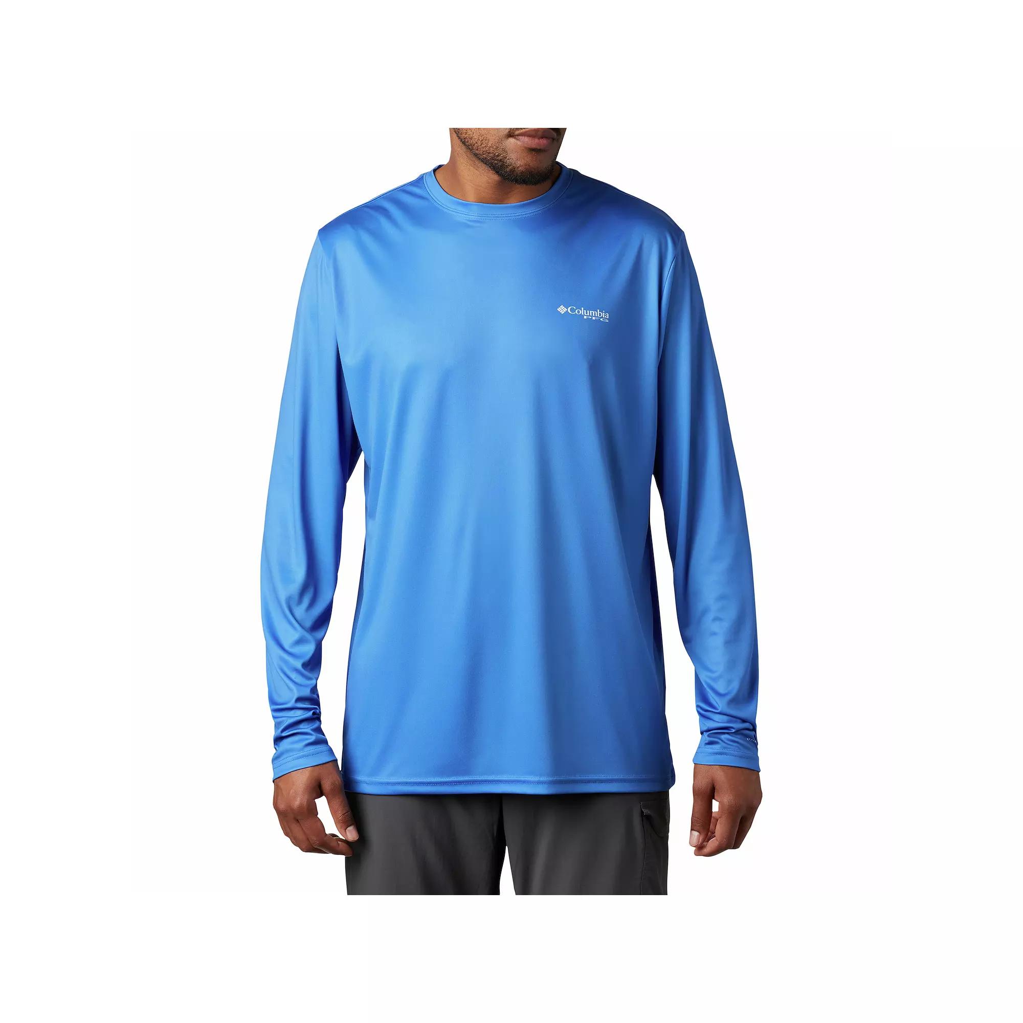 Columbia Mens Terminal Tackle PFG Fish Flag Long Sleeve Shirt- Product Image