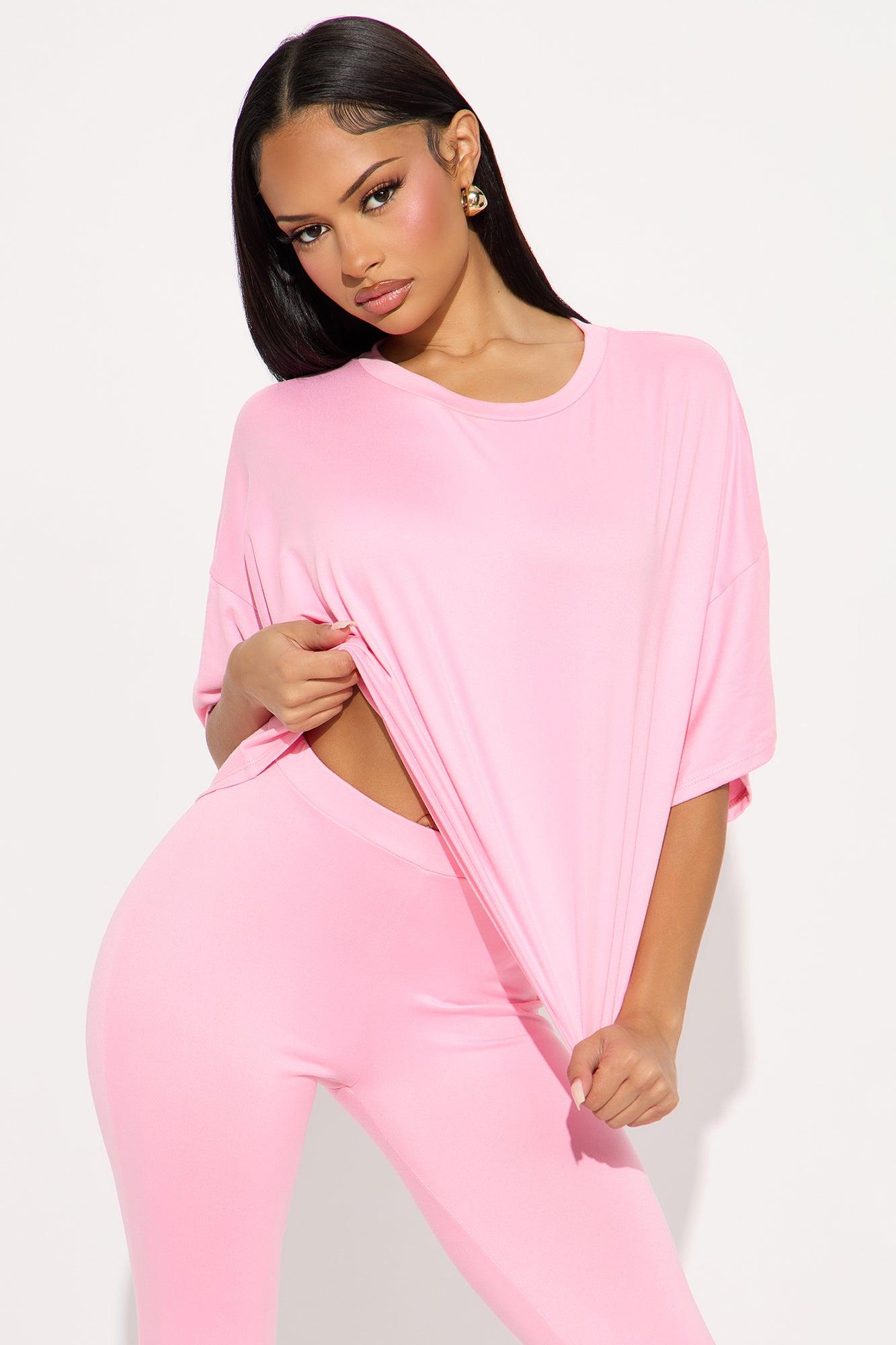 Morning Classes Capri Set - Pink Female Product Image