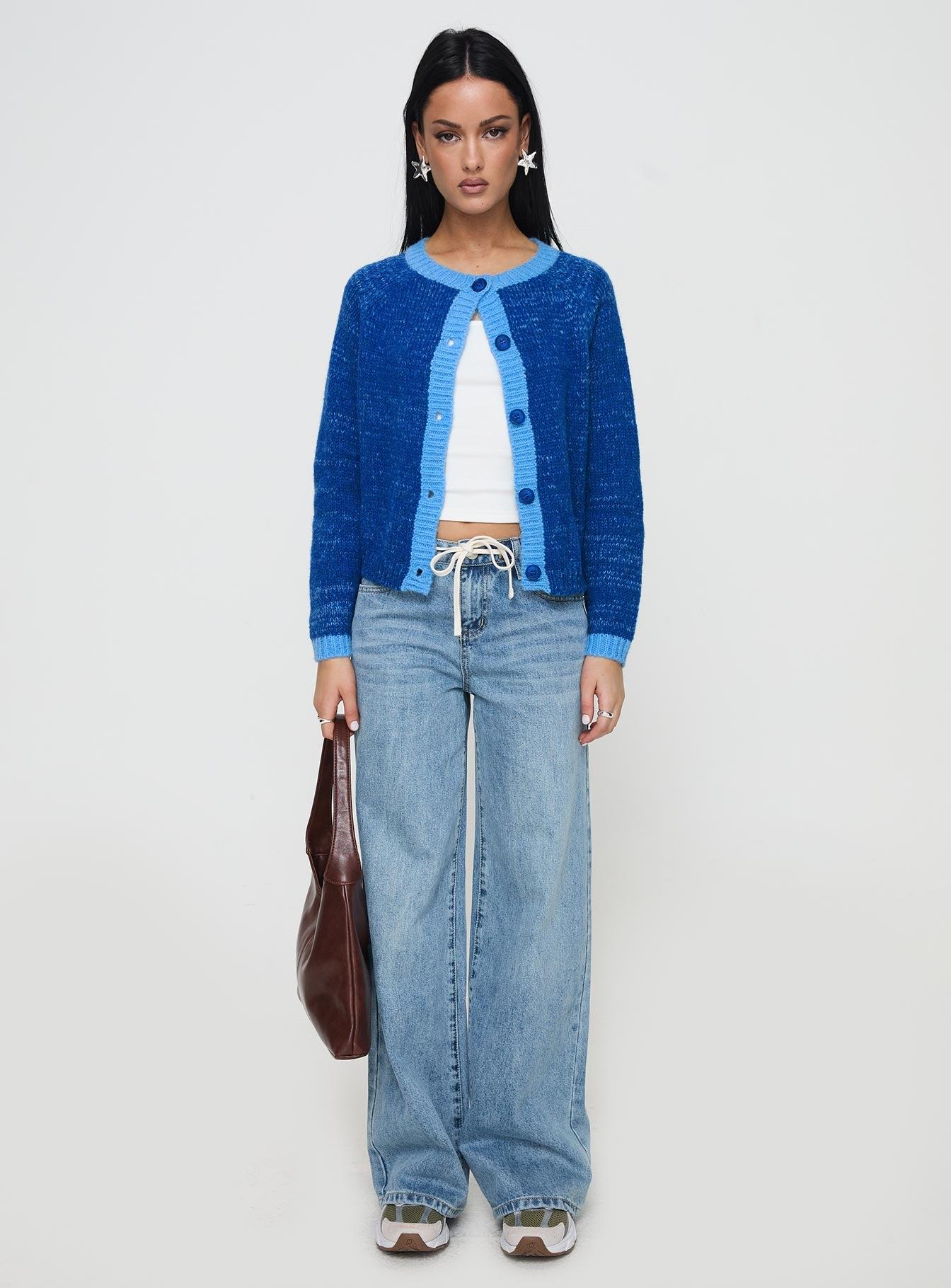 Oak Meadow Cardigan Blue Product Image