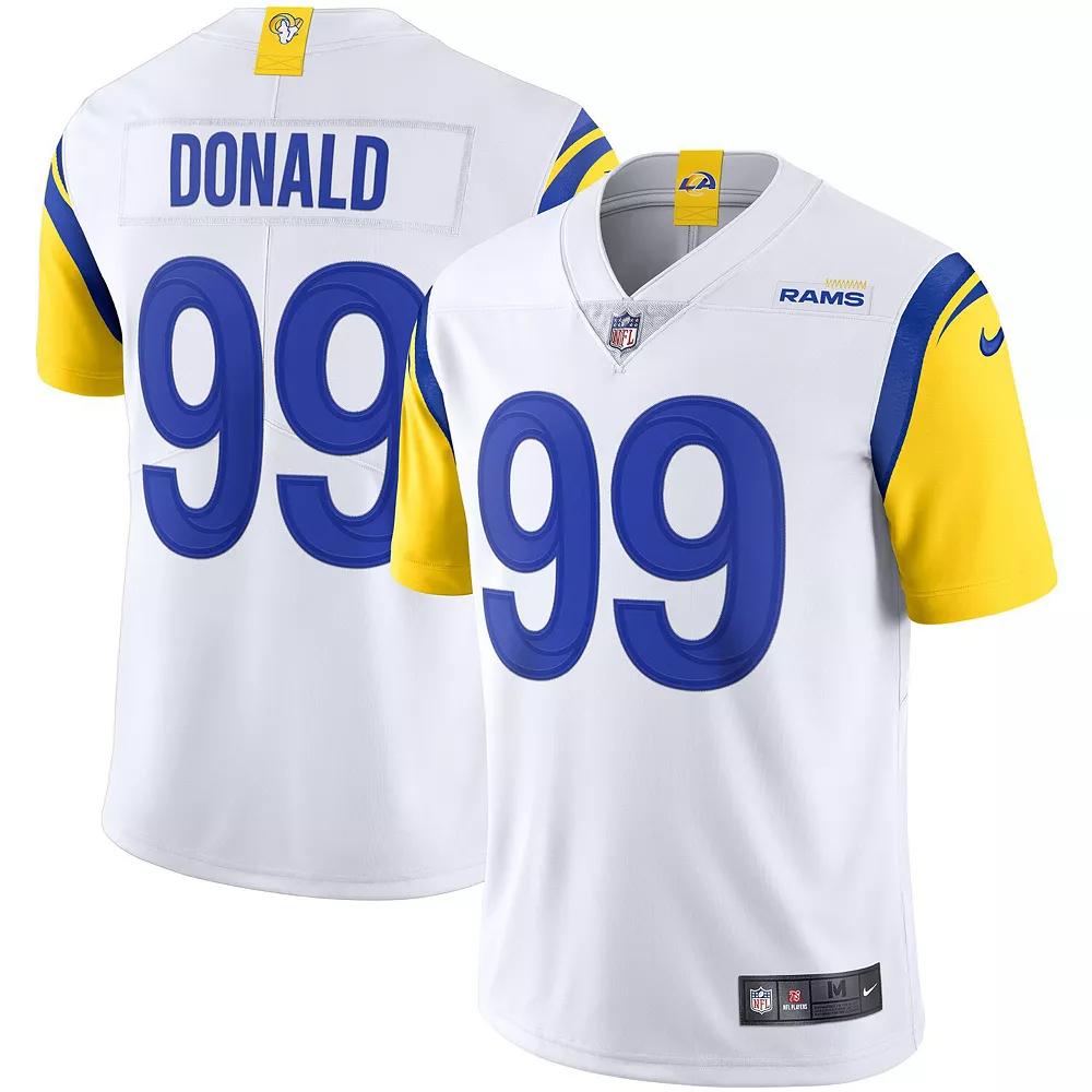 Men's Nike White Aaron Donald Los Angeles Rams Alternate Vapor Limited Jersey, Size: Small Product Image