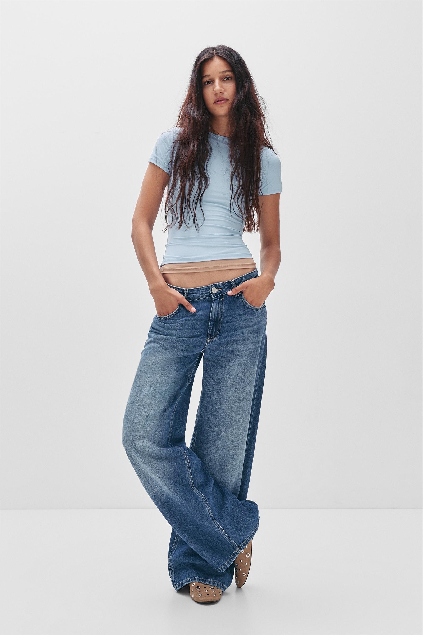Low-rise loose fit jeans Product Image