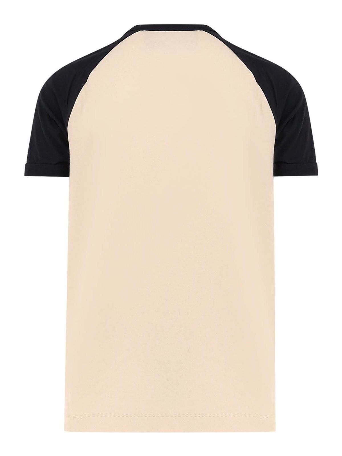 VALENTINO Chez Logo T-shirt In Neutral Product Image