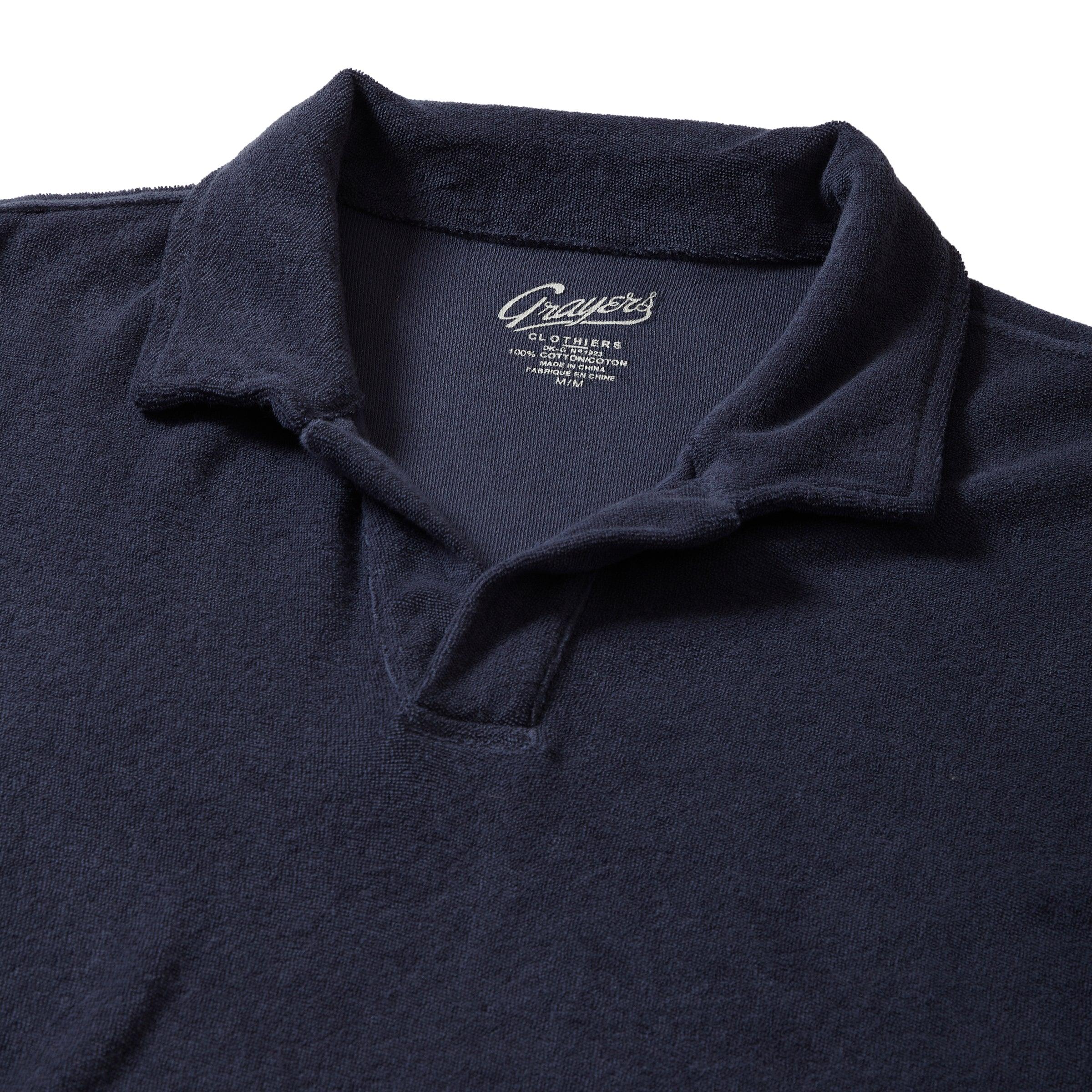 Riviera Terry Polo - Midnight Navy Product Image