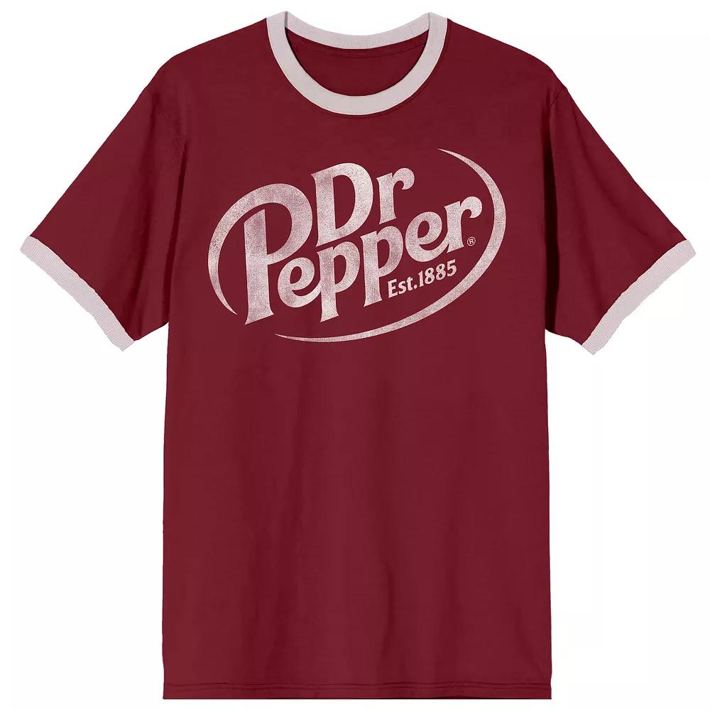 Men's Dr Pepper Logo Short Sleeve Graphic Tee,  Product Image
