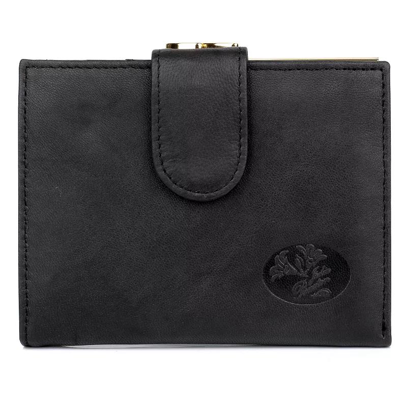Julia Buxton Heiress RFID-Blocking Double Cardex Leather Wallet Product Image