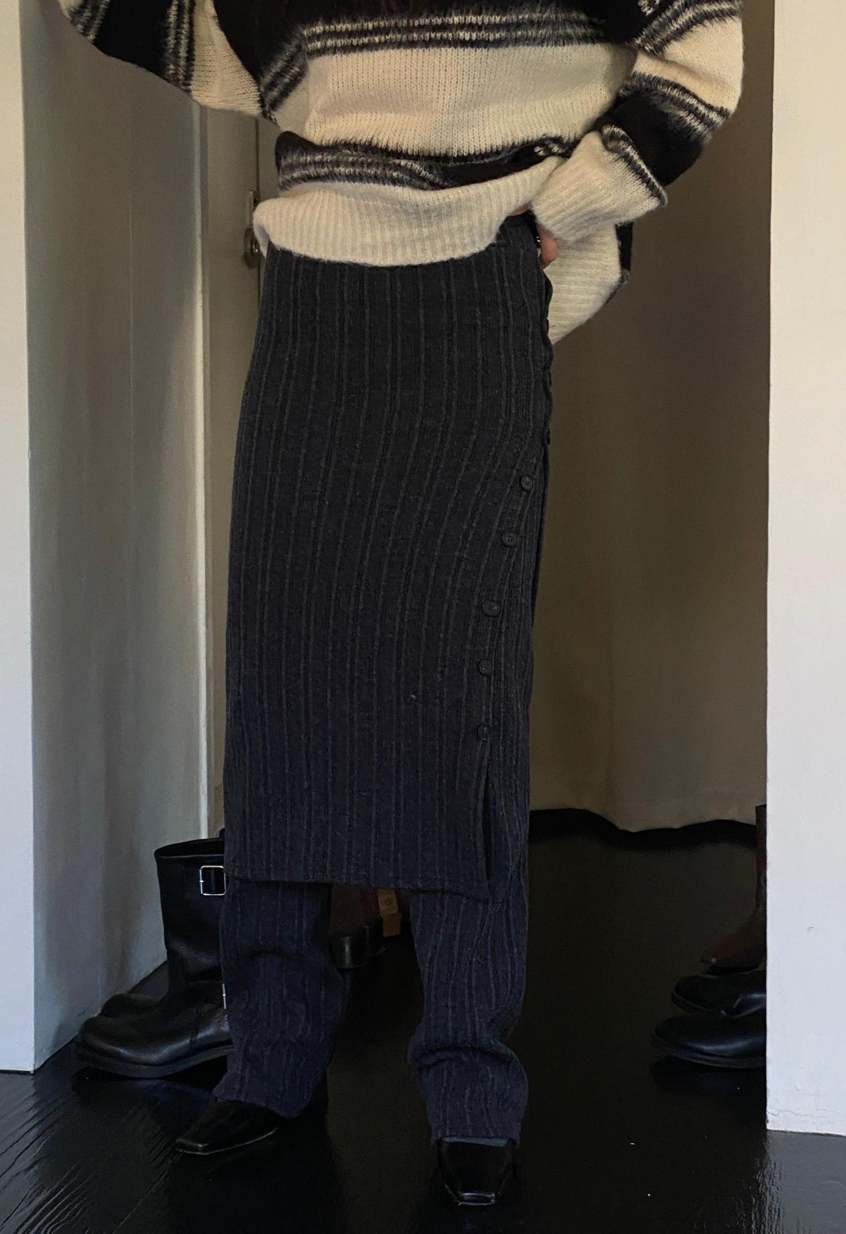 Knit Skirt Pants Product Image