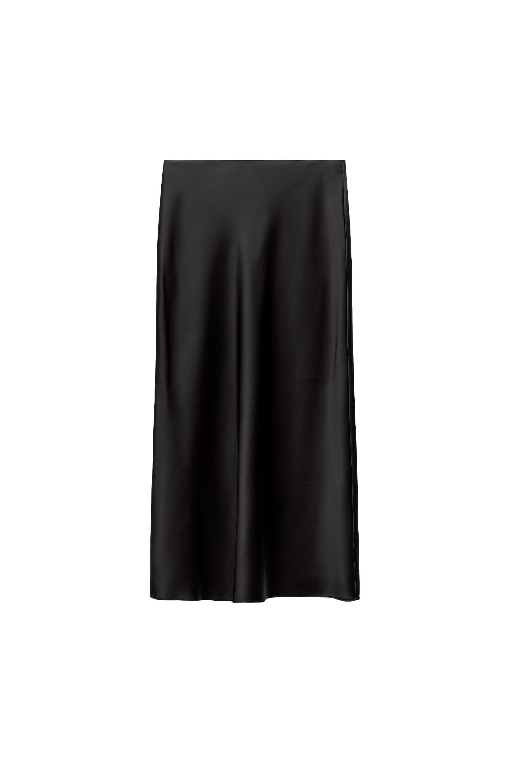 SATIN MIDI SKIRT Product Image