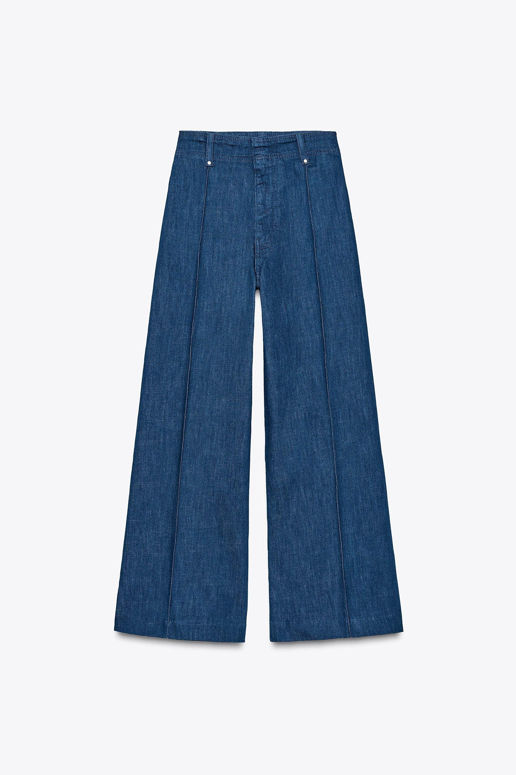 ZW COLLECTION HIGH WAIST WIDE LEG JEANS Product Image
