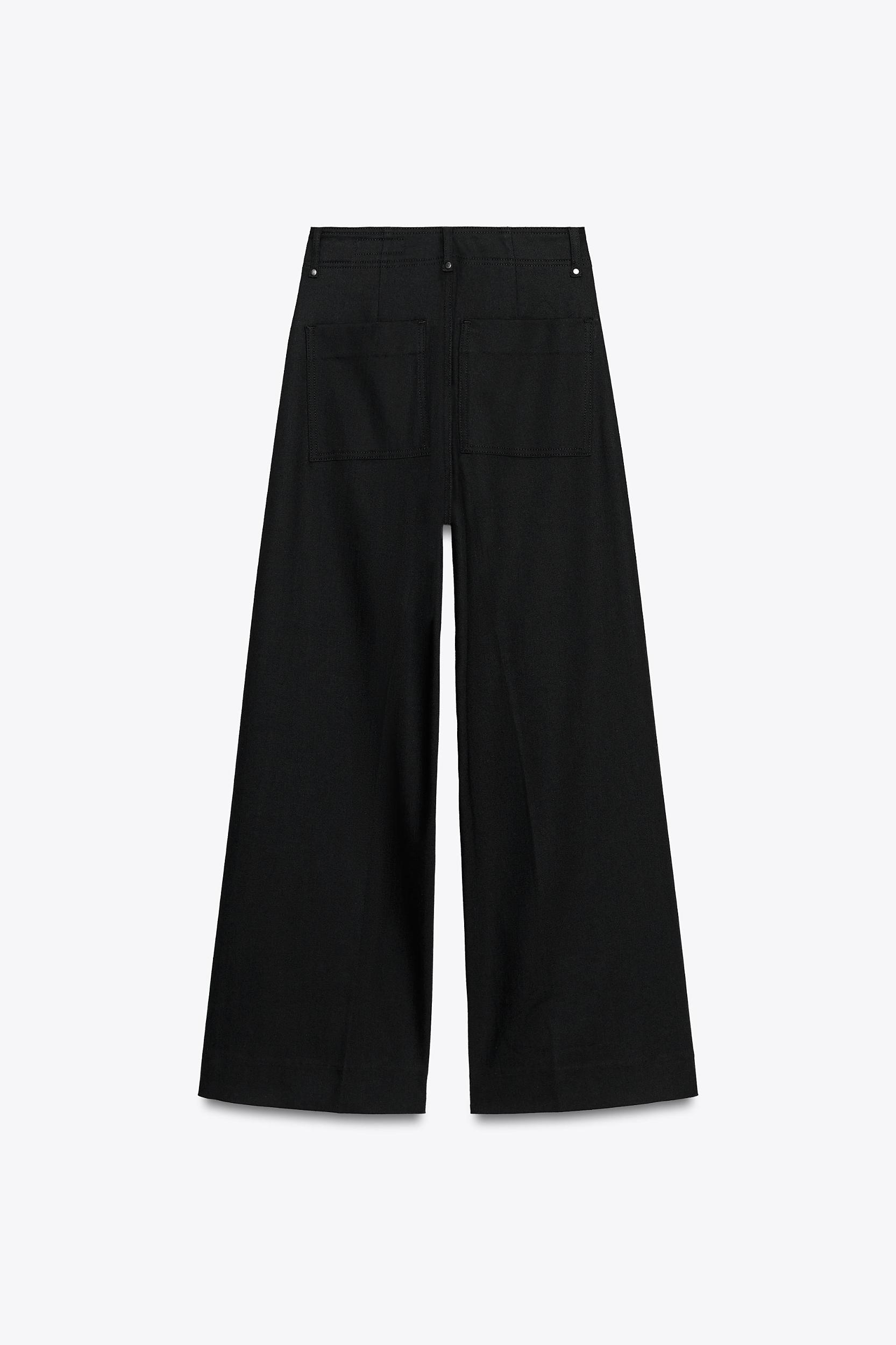 ZW COLLECTION HIGH WAIST WIDE LEG JEANS Product Image