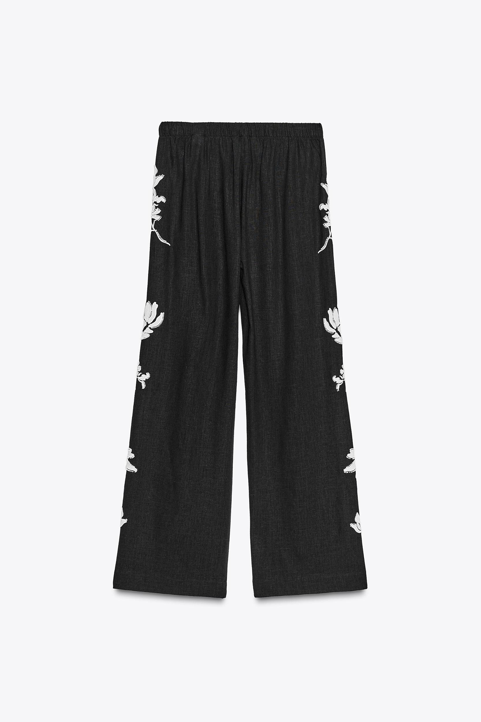 EMBROIDERED BEADED SHIRT ZW COLLECTION Product Image