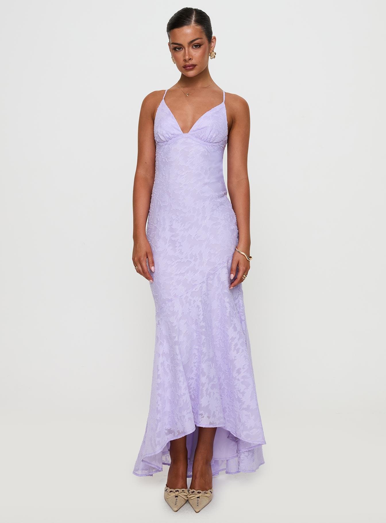 Cyrene Maxi Dress Lilac Product Image
