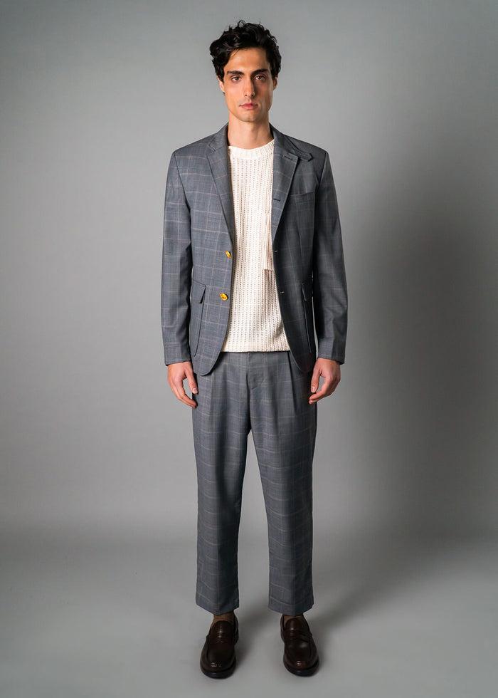 Vtg Plaid Blazer Product Image