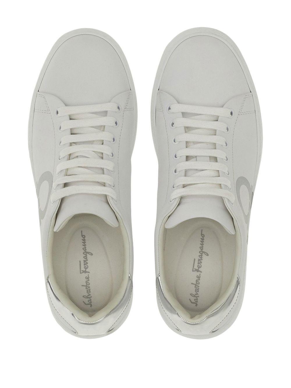 Gancini-print lace-up sneakers Product Image
