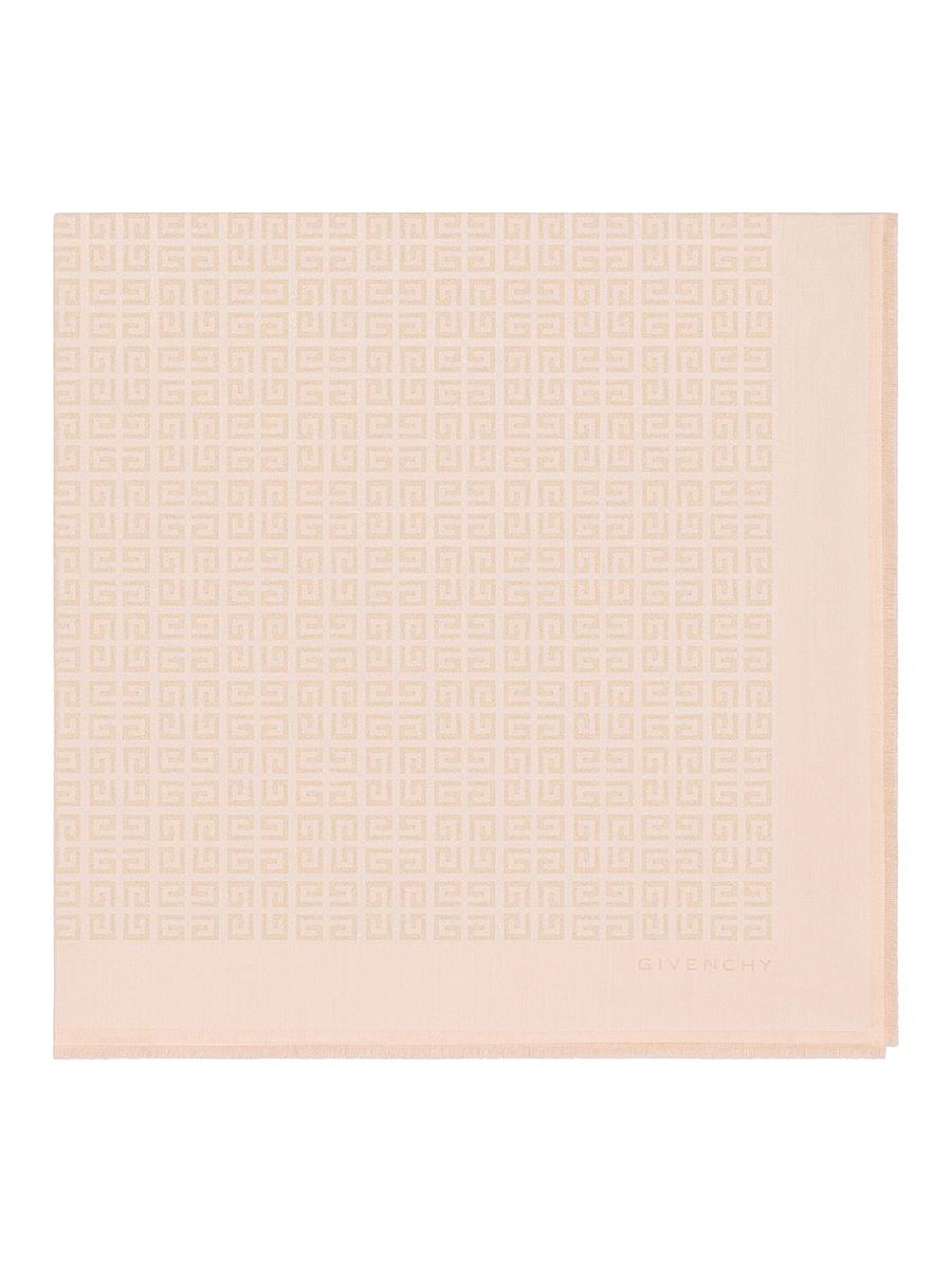 Womens 4G Shawl in Silk and Wool with Lurex Product Image