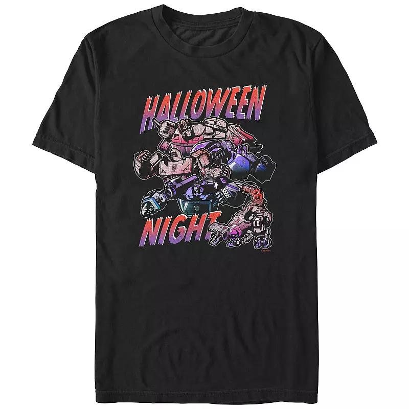 Men's Transformers Evergreen Halloween Night Graphic Tee, Size: XXL, Black Product Image