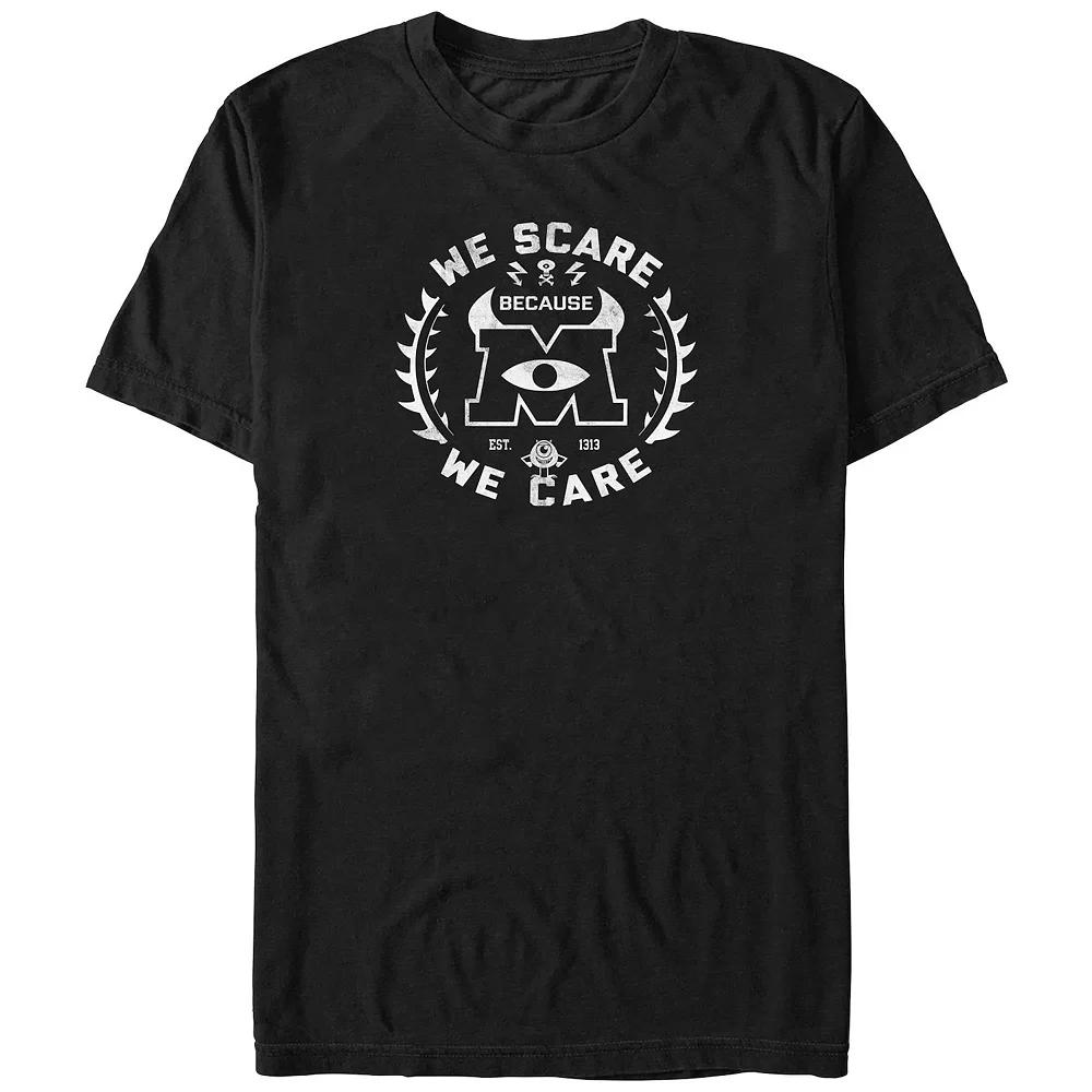 Disney / Pixar's Monsters Inc We Scare Because We Care Big & Tall Graphic Tee, Men's,  Product Image