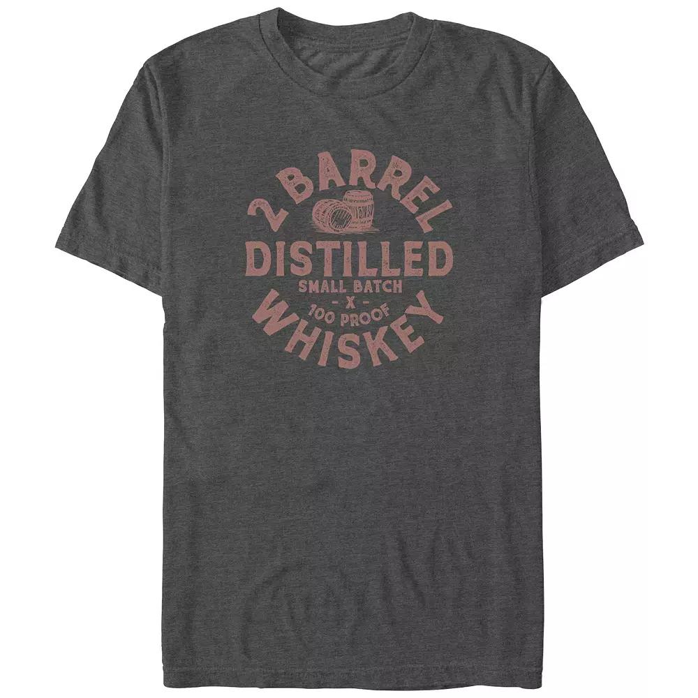 Big & Tall 2 Barrel Whiskey Graphic Tee, Men's,  Product Image