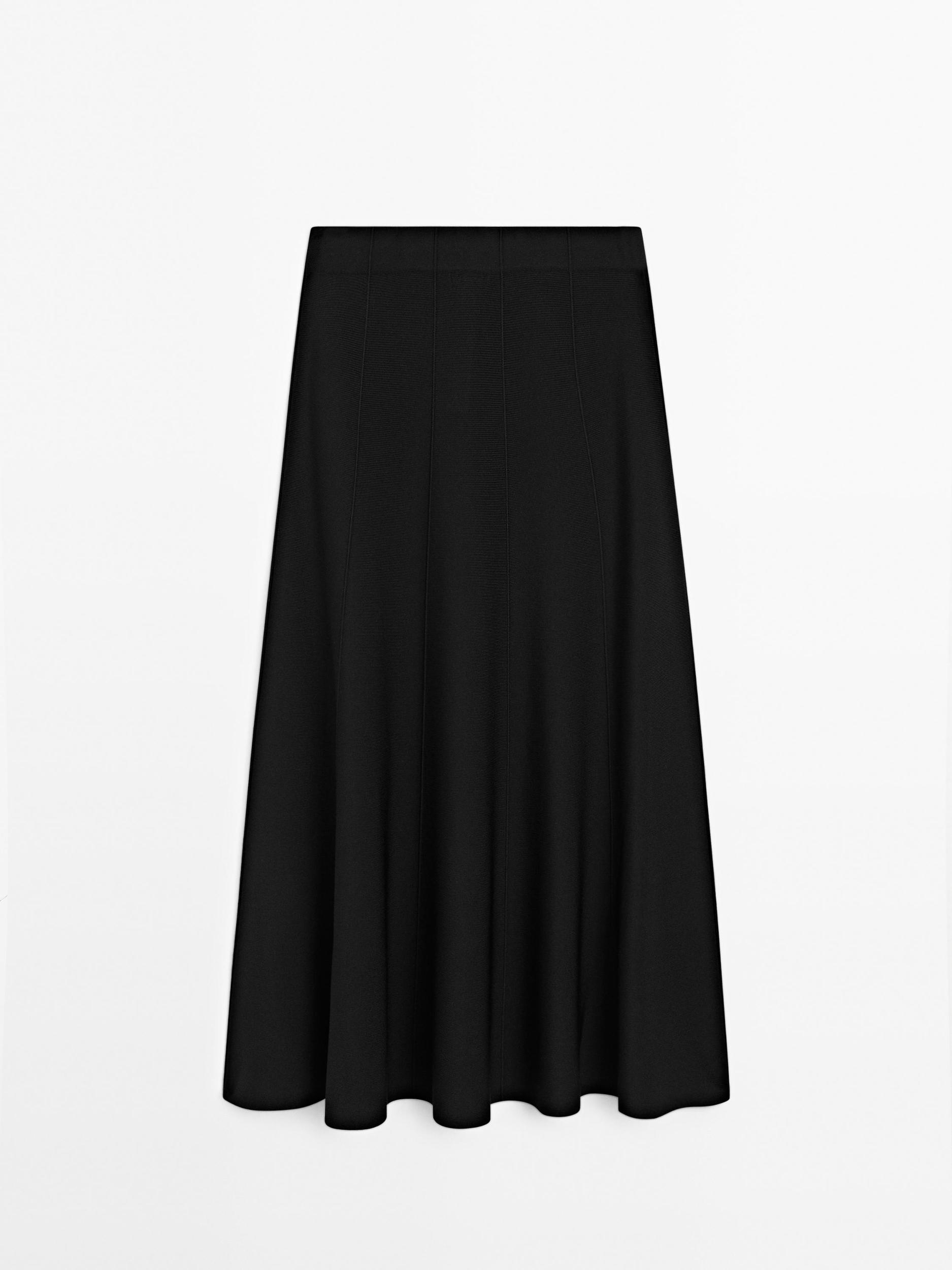 Long knit skirt Product Image