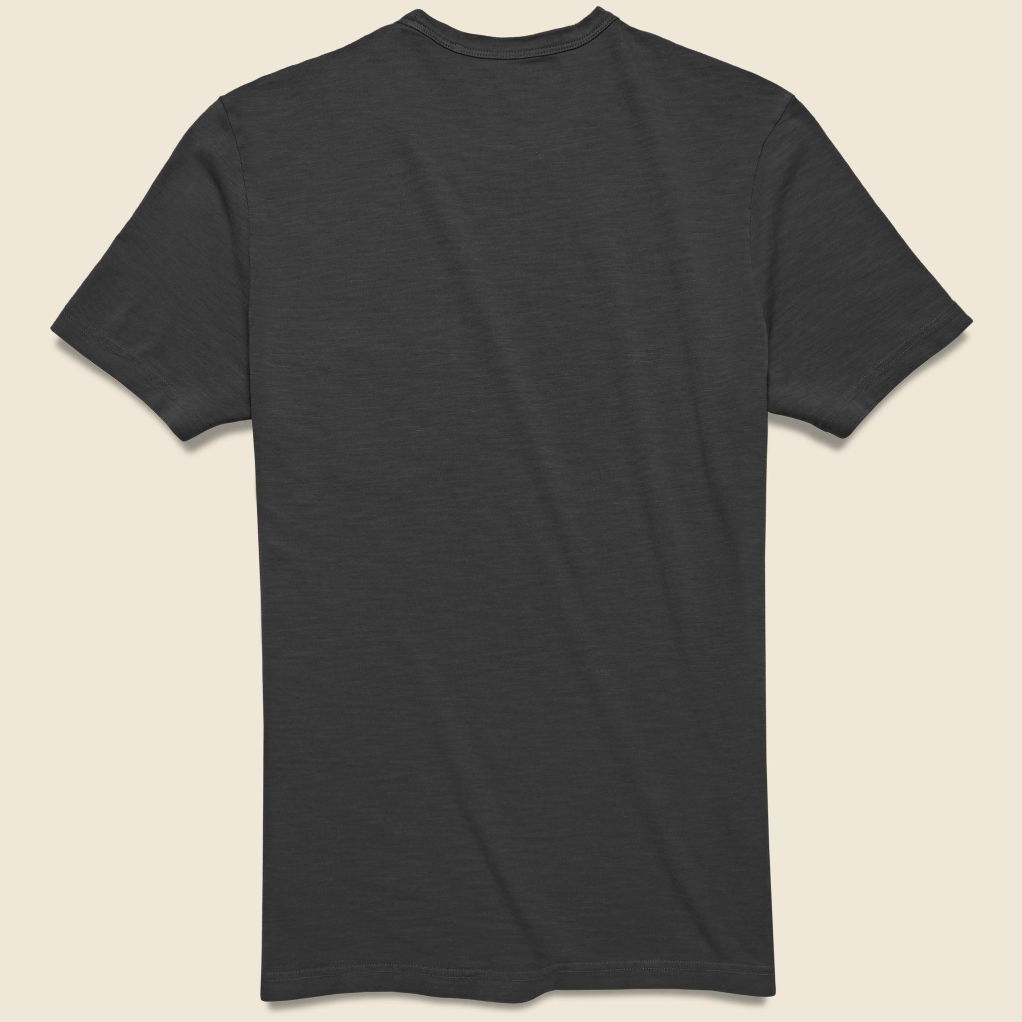 Garment Dyed Pocket Tee - Washed Black Product Image