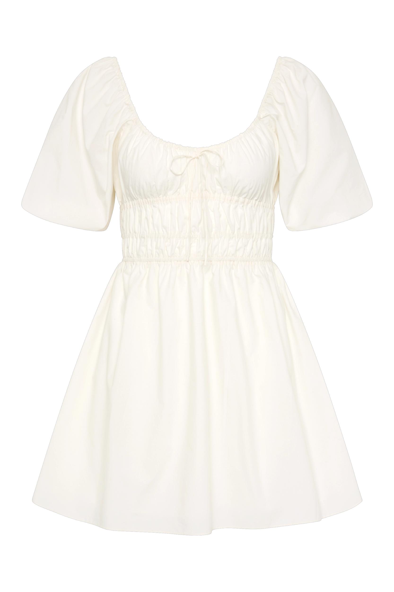 Sophia Mini Dress White Product Image