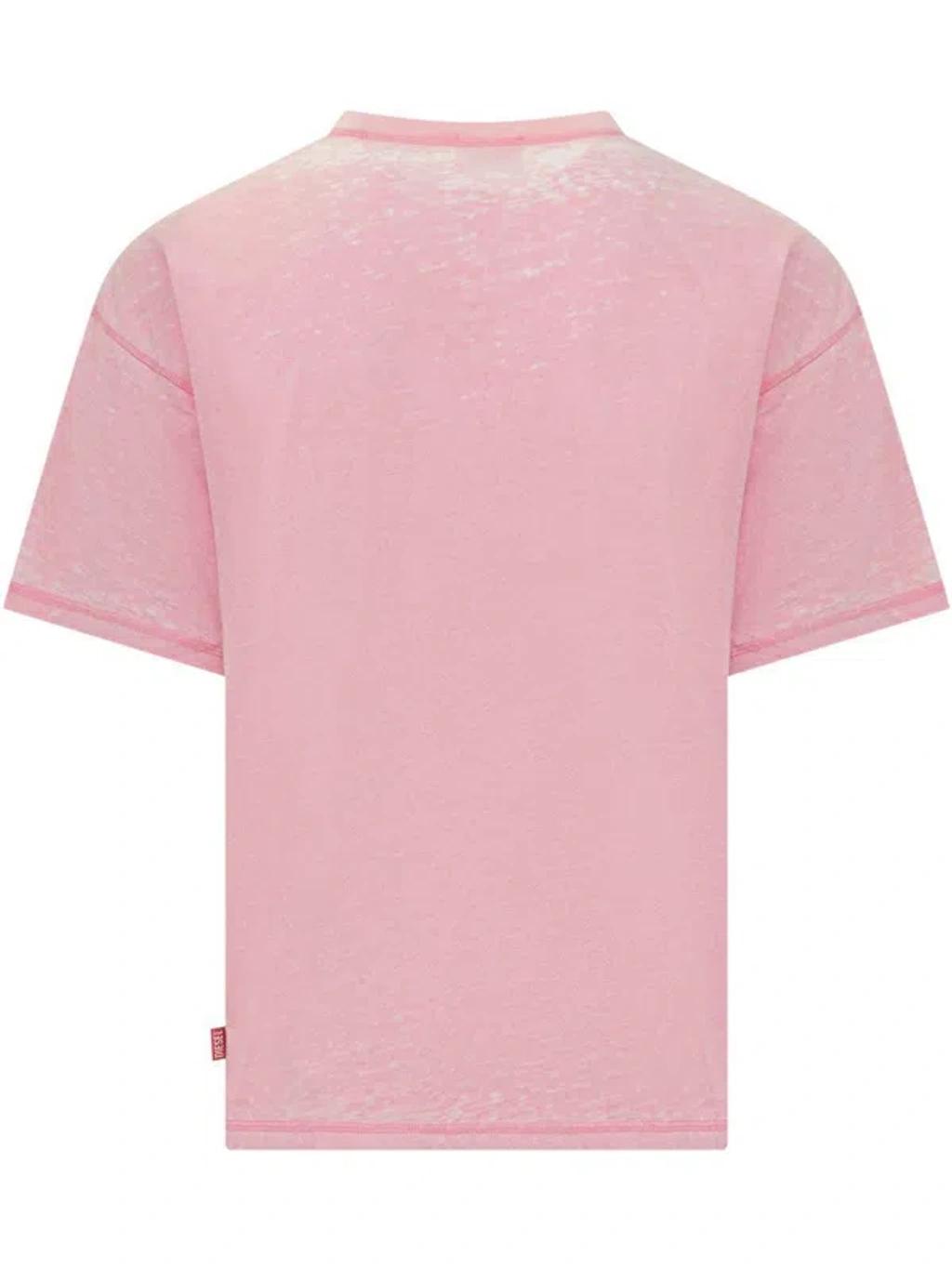 DIESEL T-boxt-pak T-shirt In Pink Product Image