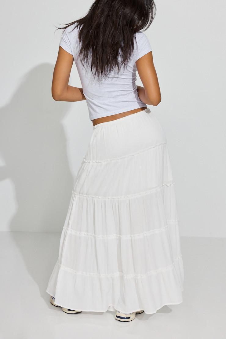 Tiered Maxi Skirt Product Image