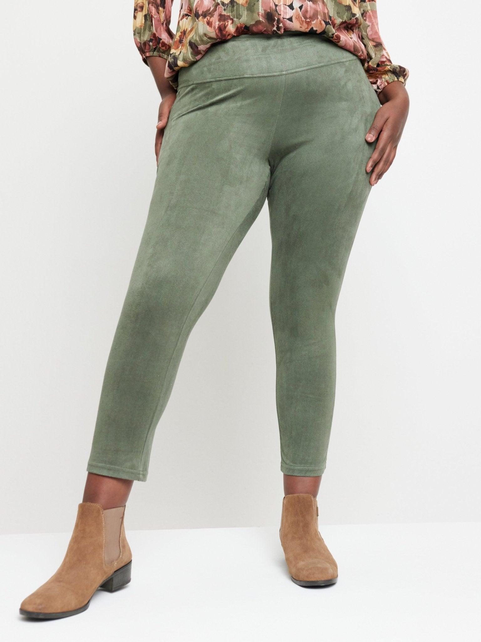 Roz & Ali Tummy Control Faux Suede - Plus Product Image