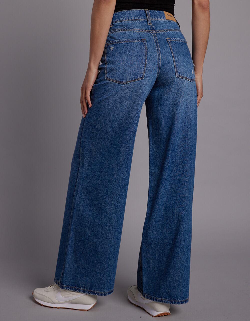RSQ Womens High Rise Wide Leg Jeans - MEDIUM WASH Product Image