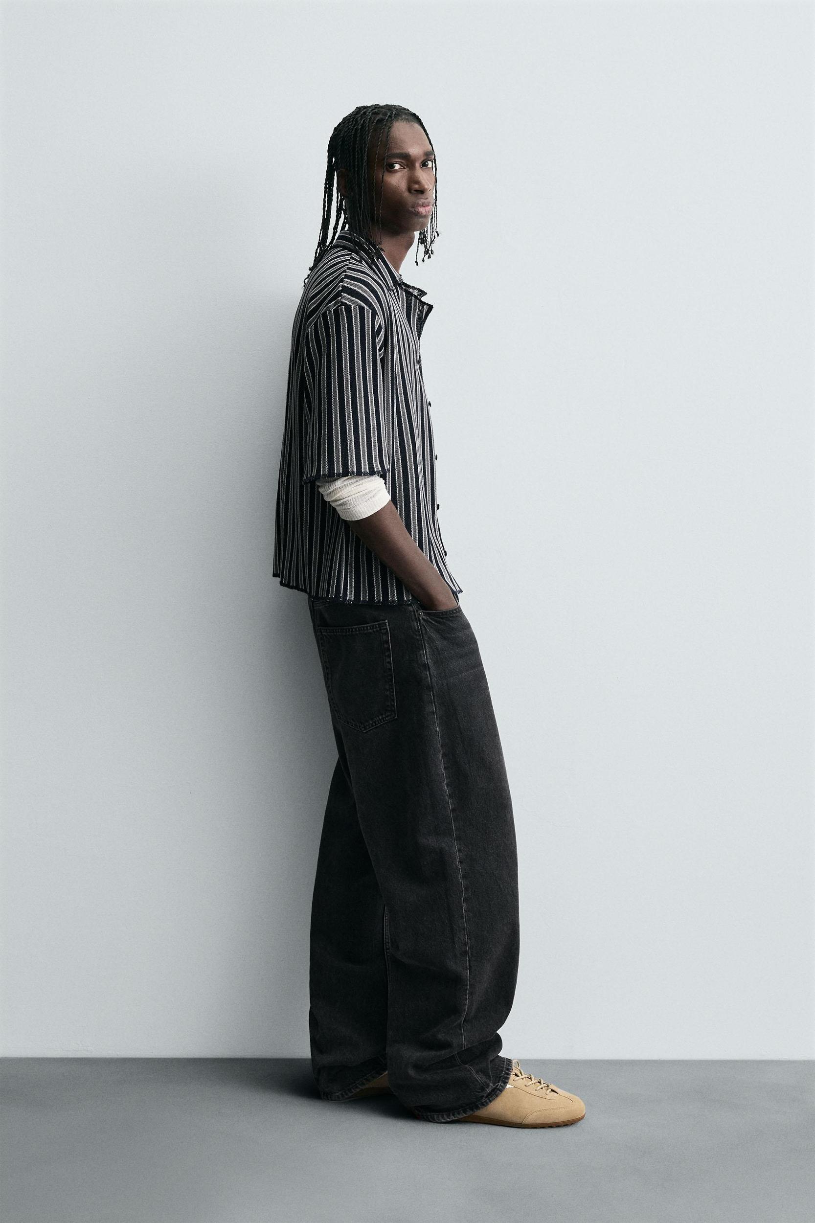 STRIPED JACQUARD SHIRT Product Image