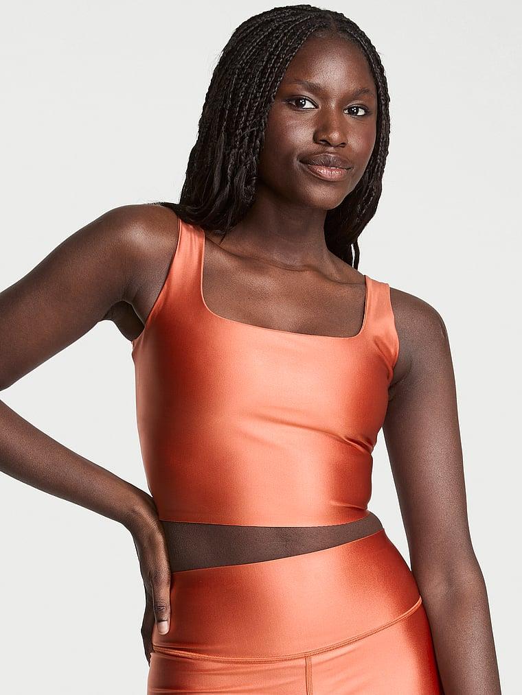 VSX GlossyTech™ Square-Neck Bra Top Product Image