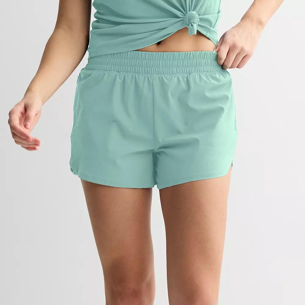 Women's Tek Gear Woven Run Shorts,  Product Image