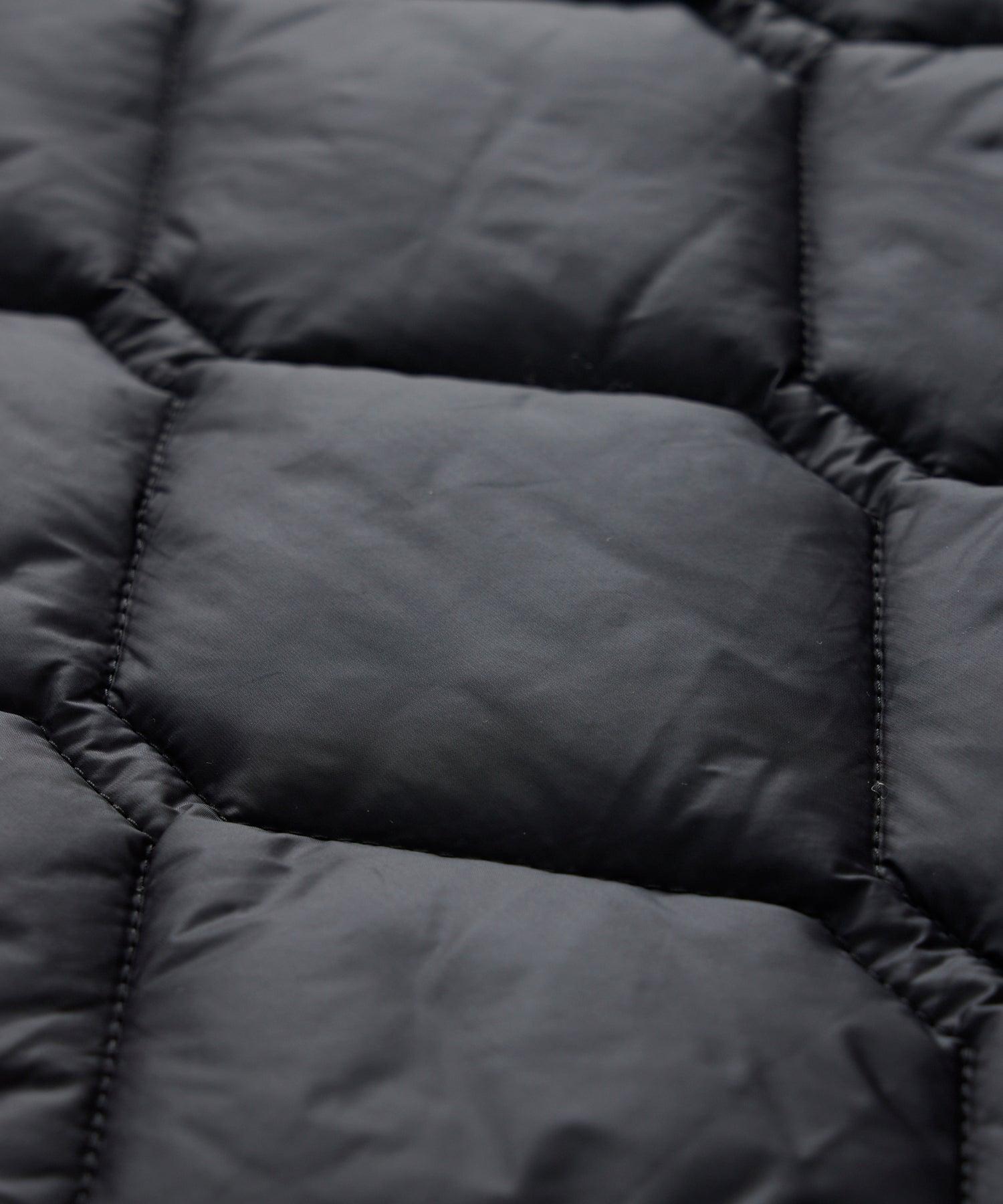 Convertible Quilted Gilet Vest in Black Product Image