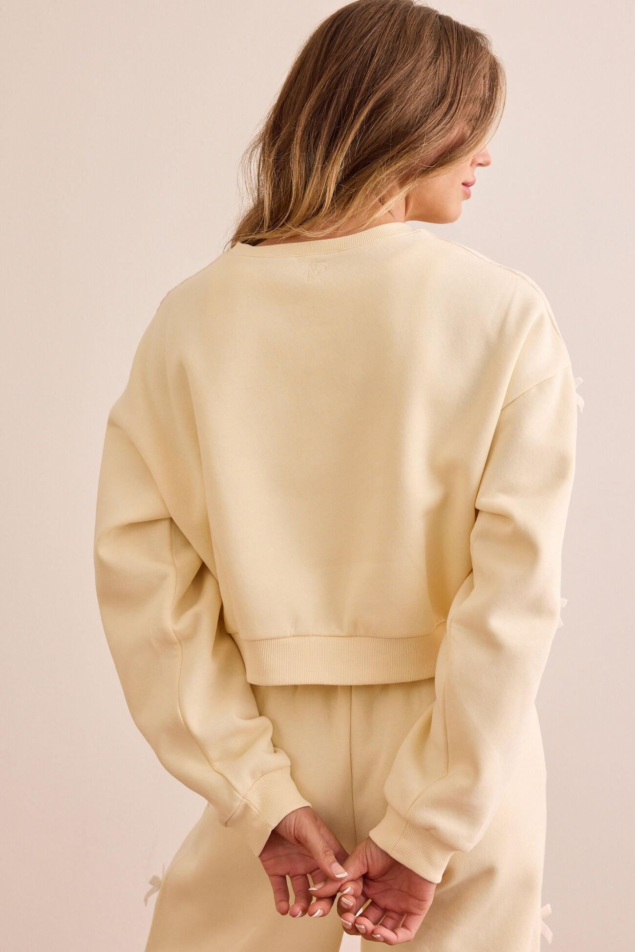 Pit Stop Bow Sleeve Pullover Product Image