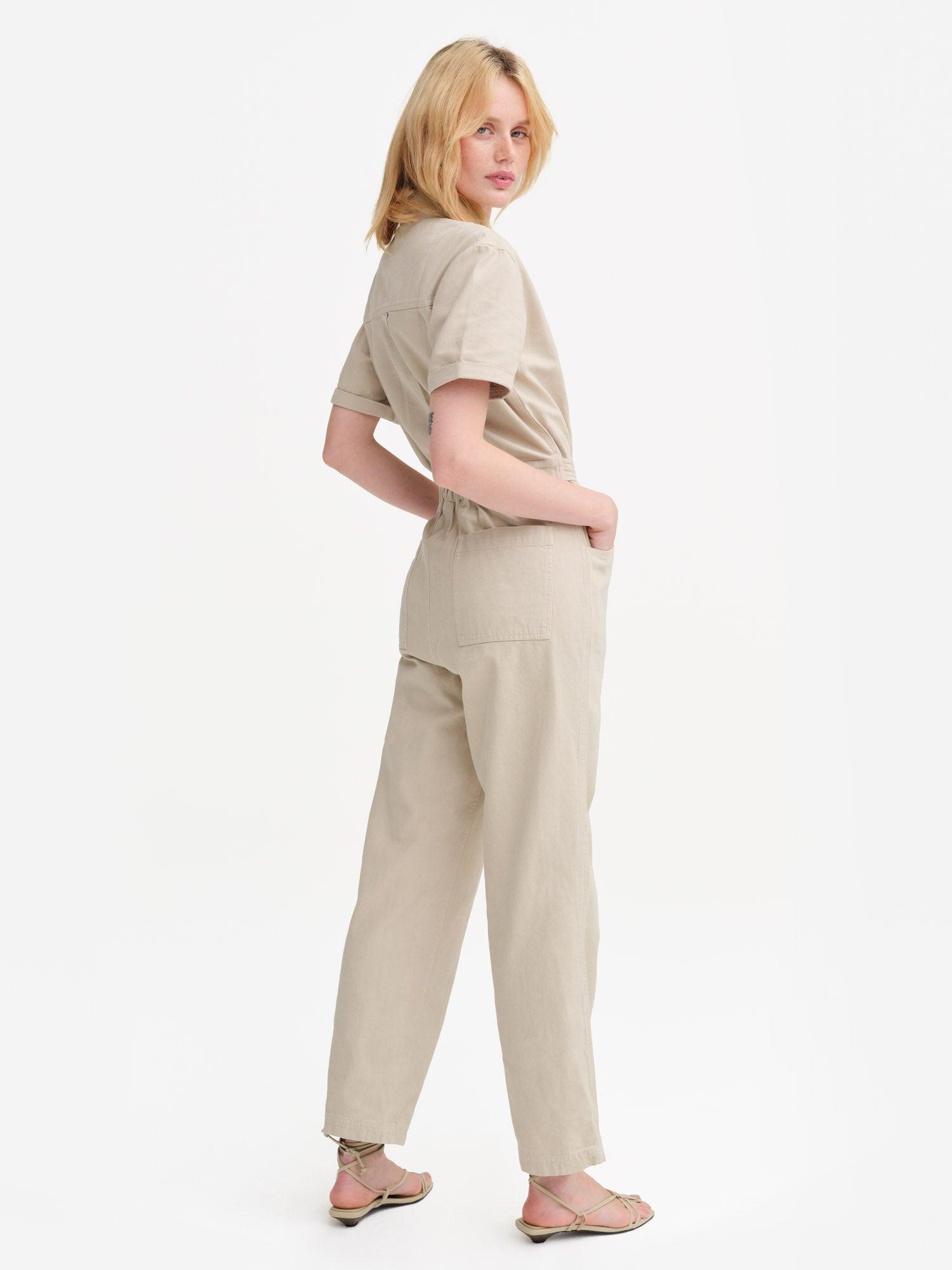 Organic Cotton Canvas Jumpsuit Female Product Image