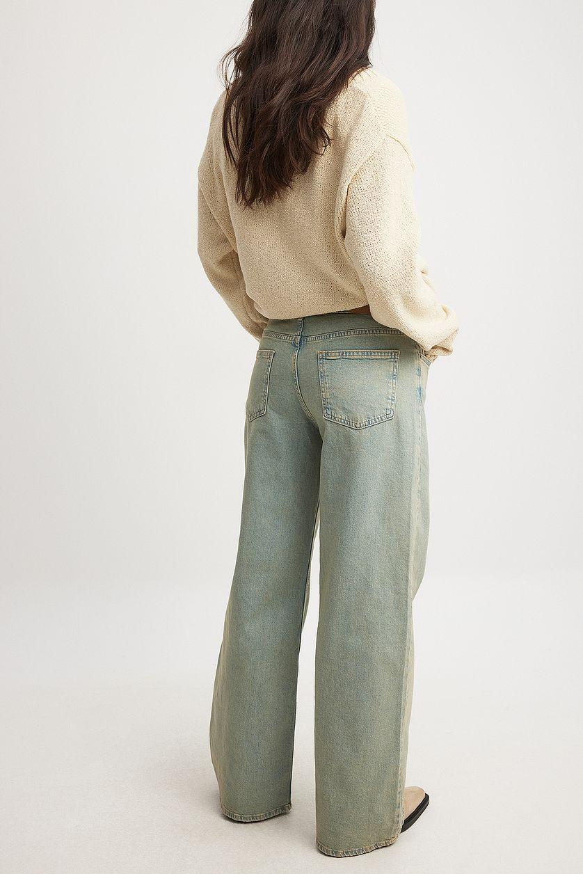 Low Waist Wide Leg Denim Product Image