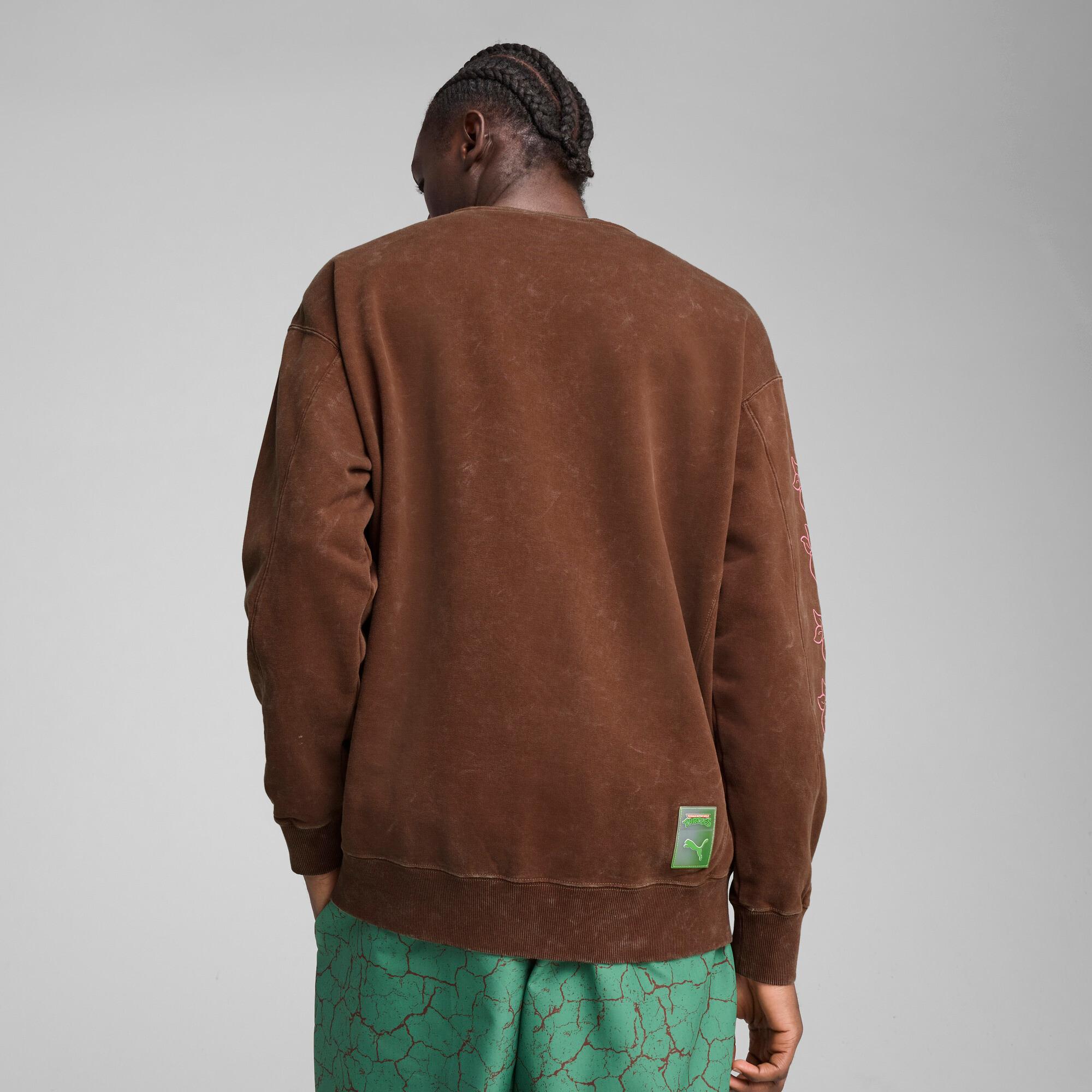 Puma Men's X Tmnt Relaxed Graphic Crew Tr - 630100-37 Male Product Image